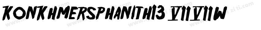 konkhmersphanith13 77w字体转换
